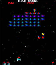 galaga and galaxian